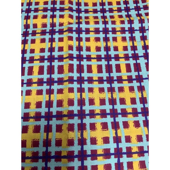 Colorful Checkered Cotton Fabric 1/2 Yard 42" Wide Crafts & Sewing Projects - Picture 6 of 7